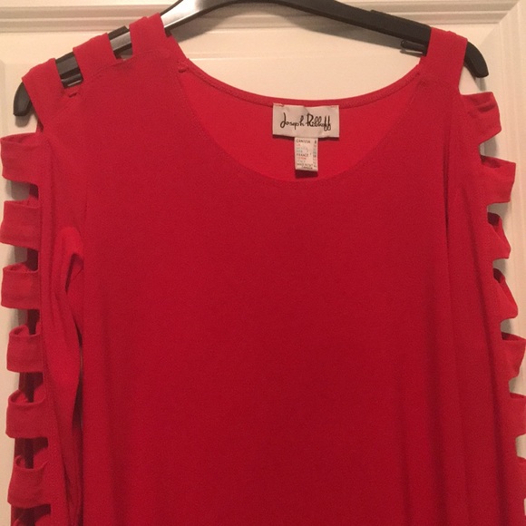 Joseph Ribkoff Red Top - Picture 7 of 7